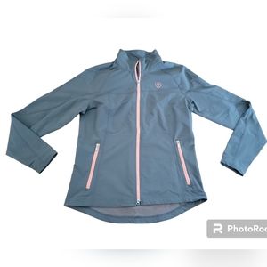 Ariat Womens Agile Softshell Weathered Slate full zip jacket